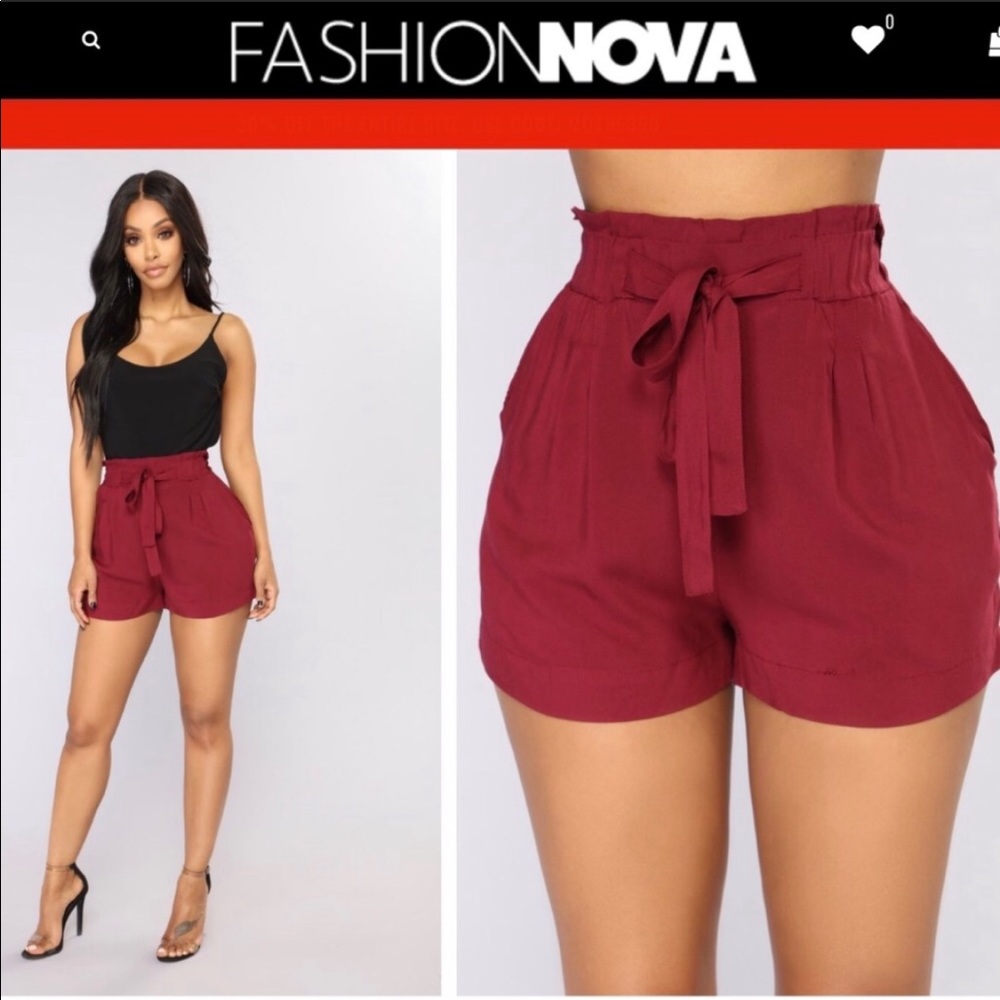 Rosie tie waist shorts